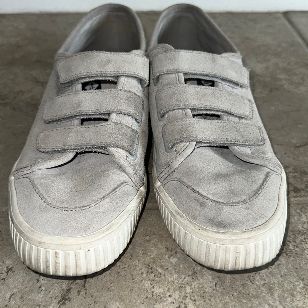 Sperry Grey Velcro sneakers